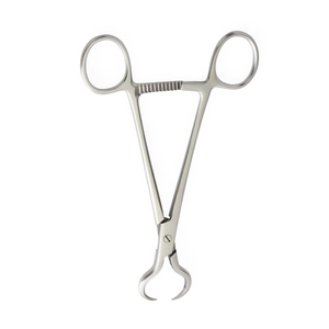 Forceps de Lewin Premium pour la perforation vertébrale, en acier inoxydable de qualité chirurgicale, à mâchoires courbées dentelées pour la préhension et la réduction osseuse - Product Image 6