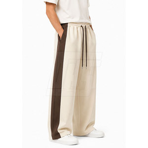 Urban Loose Fit <b>Trousers</b> Oversized <b>Baggy</b> Style Elastic Drawstring Waist Wide Leg Casual Pants Custom Wholesale Clothing - Product Image 5