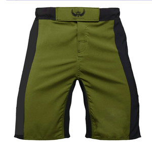 Pantalones Cortos de MMA Profesionales con MOQ Bajo, Logotipo Frontal Lavado, Material de Poliéster/Nylon, Secado Rápido, Transpirables, Fusión sin Costuras, Personalizables - Product Image 1
