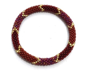 Best Quality High Grade Unique Design Nepal Made Handmade Fashion Jewelry <b>Glass</b> Beads Women's Bracelet at Low Market Price - Product Image 1
