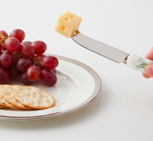 Classy Silver-Touch Acrylic Cheese Butter <b>Knife</b> Set Stainless Steel Blade Kitchenware Tools And <b>Accessories</b> - Product Image 4