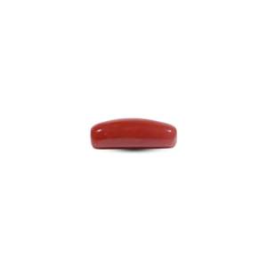 7.95 Carat Oval Cabochon Synthetic Red Coral Loose Gemstone Lot for Fine Jewelry - Product Image 3