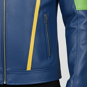 Latest Winter Season <b>Bomber</b> Winter <b>Jacket</b> Men Genuine Leather Sheepskin <b>Shearling</b> Decoration Winter Nonwoven Leather <b>Jacket's</b> - Product Image 5