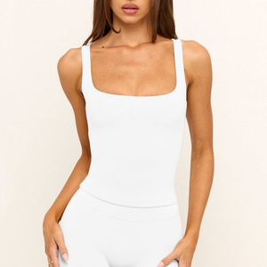 Top Corto de Verano para Mujer, Cuello Redondo, Transpirable, Estilo Hip Hop, Camisola Vintage, Chaleco de Punto Crochet con Logotipo Frontal - Product Image 5