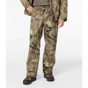 Windproof Waterproof Breathable 100% Polyester Unisex Winter Print Soft <b>Shell</b> Hunting Pants - Product Image 2