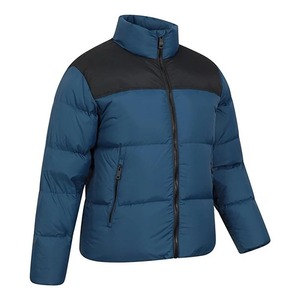 2026 New Men's Coated Hooded Spring Custom Logo <b>Warm</b> Puffer Outerwear Outdoor <b>Jackets</b> - Product Image 2