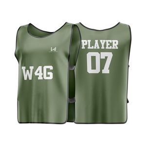 Custom Printed Front Plus Size Soccer <b>Bib</b> Shirts Breathable Moisture Wicking Quick Dry High Quality Factory Prices Practice <b>Bibs</b> - Product Image 1