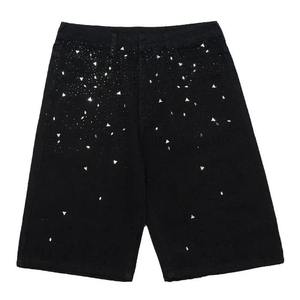 Pantalones Cortos Personalizados Baratos con Diseño de Diamantes de Imitación, Estilo Vintage, Tallas Grandes Disponibles para Hombre - Product Image 2