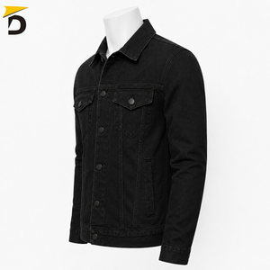 Chaqueta Vaquera Estilosa para Hombre, Impermeable, Transpirable, Ecológica, Estilo Urbano, Detalles Clásicos, Acabado Moderno para un Movimiento Cómodo - Product Image 4