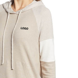 Sudadera con Capucha de Estilo Minimalista, Color Sólido, con Bolsillo Frontal, Sudadera con Capucha de Color Sólido a la Moda, con Estampado de Logotipo y Cordones para Mayor Comodidad - Product Image 4