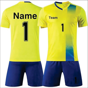 ชุดฟุตบอลแบบยูนิเซ็กซ์ โพลีเอสเตอร์ 100% แบบสั่งทำพิเศษ ดีไซน์ใหม่สไตล์วินเทจ ชุดแข่งทีมฟุตบอลคุณภาพสูง พิมพ์ลายดิจิตอลด้านหน้า - Product Image 1