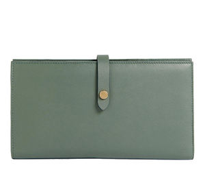Portefeuille long pour homme en cuir véritable, personnalisé, écologique, zippé, élégant, fin, minimaliste, pour cartes et argent, prix abordable, de marque - Product Image 2