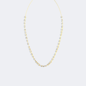 Collar de tenis con diamantes de corte mixto y engaste de puntas de 4.70 quilates de peso total - Product Image 4