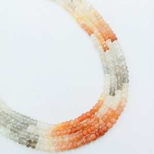 Cuentas facetadas de piedra lunar multicolor, piedras preciosas naturales, certificadas por IGI, calidad premium, sueltas, para la fabricación de joyas, pulseras DIY - Product Image 2