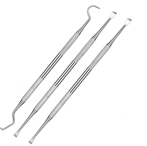 Dental Hygiene <b>Tooth</b> Scaler <b>Scraper</b> Double Ended Dentist Tool for <b>Teeth</b> Cleaning Plaque Calculus Removal ISO Approved - Product Image 1