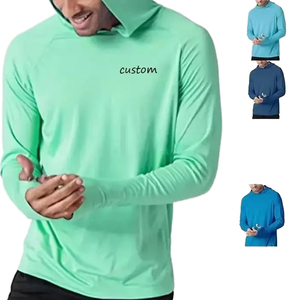 Camiseta de Pesca Personalizada OEM de Alta Calidad con Protección UPF50+, Secado Rápido, Sudadera con Capucha UV, Camisetas de Pesca de Manga Larga de Alto Rendimiento para Hombre - Product Image 5