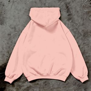 Hoodie homme sur mesure en gros, 500 g/m², tissu éponge français, coupe ample, teint en pièce, pour marques de streetwear américaines, fournisseur en gros - Product Image 3