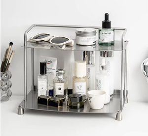 Vietnam Stainless Steel Multi Layer Storage Rack <b>Large</b> Capacity Display Organizer Shelf - Product Image 1