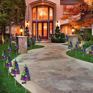 Luci Solari Impermeabili per Vialetti Natalizi, Decorazioni da Giardino per Alberi e Sentieri - Product Image 4