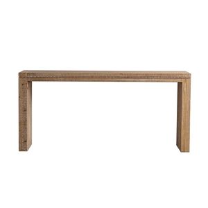 Consolle stretta retrò lunga per ingresso, tavolo da divano in legno massello per soggiorno, da posizionare dietro il divano in ingresso/corridoio - Product Image 6