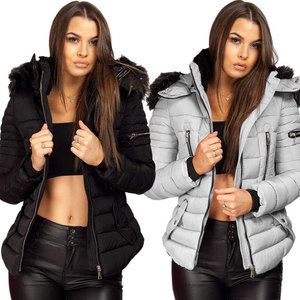 Chaqueta de Burbujas para Mujer, Ropa de Invierno Térmica, Chaqueta de Burbujas Informal para el Día a Día, Reversible - Product Image 1