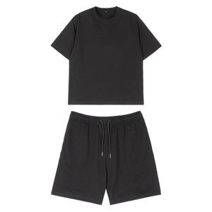 Factory Direct 100% Cotton Men Summer Casual Lounge <b>Short</b> Sleeve T-Shirt <b>and</b> <b>Shorts</b> <b>Set</b> Daily Wear 2026 - Product Image 6