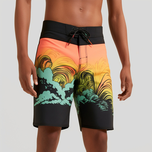 Sublimation Printed Logo Swimming Swimwear <b>Mens</b> Swim Wear Fitness Custom Boardshorts Board Beach Shorts Swim <b>Trunks</b> for <b>Men</b> - Product Image 5