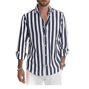 เสื้อเชิ้ตผู้ชายมาใหม่ คุณภาพสูง ราคาโรงงาน สีพื้น แขนยาว เรียบง่าย ทรงเข้ารูป แฟชั่นธุรกิจ - Product Image 2