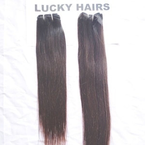 Extensions de cheveux humains brésiliens 100% naturels, lisses, non traités, tissage double machine, qualité supérieure - Product Image 5