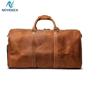 Bolso de cuero duradero con gran capacidad de almacenamiento, costuras resistentes, asas fuertes, múltiples bolsillos y correa de hombro ajustable. - Product Image 3