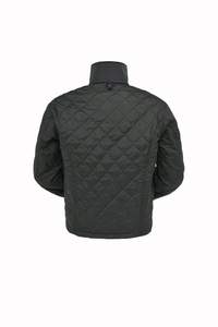 Cross-Border Source Summer Bomber <b>Jacket</b> Short Sleeve <b>Cooling</b> Reflective Stripe Canvas Fabric Stand Zipper Plain Dyed Quick Dry - Product Image 5