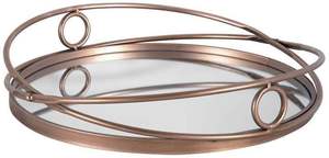 Table d'appoint en aluminium avec miroir, plateau moderne pour la maison, la chambre, la salle d'hôtes, le salon, le restaurant et le bar - Product Image 6