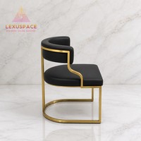 Fauteuil de loisirs moderne en cuir PU, durable, pour salon de manucure et coiffure, chaise client à usage commercial, siège de salon