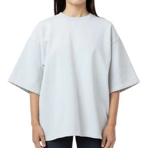 Camiseta de Mujer TAYUMA INDUSTRIES, Cuello Redondo, Manga Corta, Corte Holgado, Diseño a Cuadros Ecológico, Estilo Vintage - Product Image 3