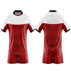 Uniforme de Rugby de Manga Corta para Adultos, Ropa Deportiva de Mezcla de Poliéster y Nailon, con Logotipo Personalizado Impreso - Product Image 3