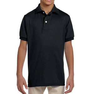 Polo pour Homme Élégant en Coton 100% Respirant avec Logo Personnalisé Imprimé, Motif Tricoté, Tissu Tricoté Anti-Plis, Taille S - Product Image 1