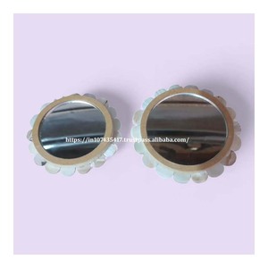 Meilleur Prix Indien Grossiste Sea Shell Mirrors Bleu Nacre Gemstone Giveaways Prêt à Expédier - Product Image 2