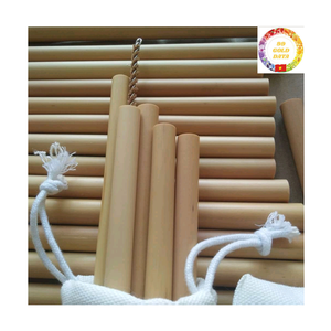 Pajitas de Bambú |   Pajitas Ecológicas Reutilizables Orgánicas de 8mm y 20cm, Precio de Fábrica al por Mayor OEM - Product Image 6