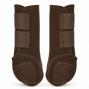 Bottes de sport équestres, protections pour jambes de cheval, lot de 4, accessoires équestres de qualité supérieure pour l'extérieur, protections respirantes en caoutchouc éponge - Product Image 2
