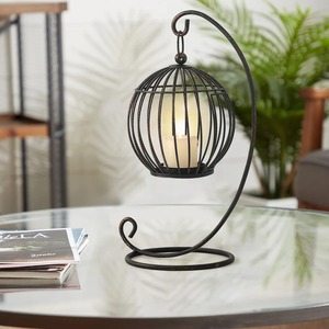 Iron Cage <b>Lantern</b> <b>Candle</b> <b>Holder</b> Heat Resistant Home Decoration - Product Image 5