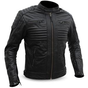 Custom Logo Cafe Racer Leather <b>Jacket</b> Vintage Style Men <b>Motorcycle</b> Outerwear OEM Factory Comfortable Breathable <b>Jackets</b> 2026 - Product Image 1