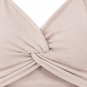 Soutien-gorge de sport respirant pour femme, rembourré, à bretelles réglables, sans coutures, pour yoga, course, gym, fitness, entraînement, activewear, fermeture avant - Product Image 6