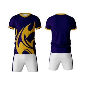 Uniforme de Rugby de Poliéster Transpirable de Secado Rápido, Personalizado y de Alta Calidad, Manga Corta, Ropa Deportiva Profesional - Product Image 3