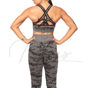 Conjunto de Yoga para Mujer, Último Estilo, MOQ Bajo, Venta Directa de Fábrica, Alta Calidad, 2 Piezas, Shorts Ligeros con Logotipo Frontal - Product Image 5
