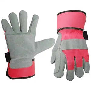 Guantes de Trabajo Industriales Reforzados de Cuero Vacuno, Protección para Manos, Guantes de Seguridad para Trabajadores, con Forro de Algodón - Product Image 4
