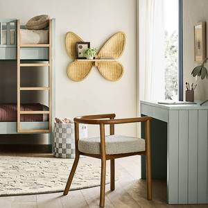 <b>Rustic</b> Natural Butterfly Rattan wall-mounted <b>shelf</b> for kids Woven Wall Hanging Decor Storage Rack for Books and Toys Companies - Product Image 5