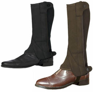 Concevez vos propres demi-gamasres d'équitation, couleur unie, avec votre propre logo, demi-gamasres d'équitation confortables - Product Image 6