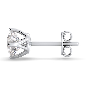 Boucles d'oreilles clous en or massif 14K 18K avec moissanite certifiée GRA, fermoir à vis, pour femmes, cadeaux de Saint-Valentin, bijoux REYES Wholesale - Product Image 3