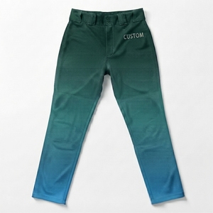 Pantalones de Béisbol Transpirables de Alta Calidad con el Mejor Diseño 2026 para Hombre, Talla Adulto, OEM, Hechos a Medida, Tela Personalizada, Secado Rápido, con Bolsillos - Product Image 1
