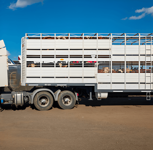 Hot Selling Electric Heavy Duty Goat Livestock Transport <b>Trailer</b> for Sheep Cattle <b>Farm</b> Use 3500kg Max Payload Durable Steel - Product Image 3